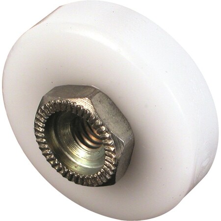 Prime-Line 3/4 in. D White Nylon Tub Enclosure Roller 2 pk M 6001